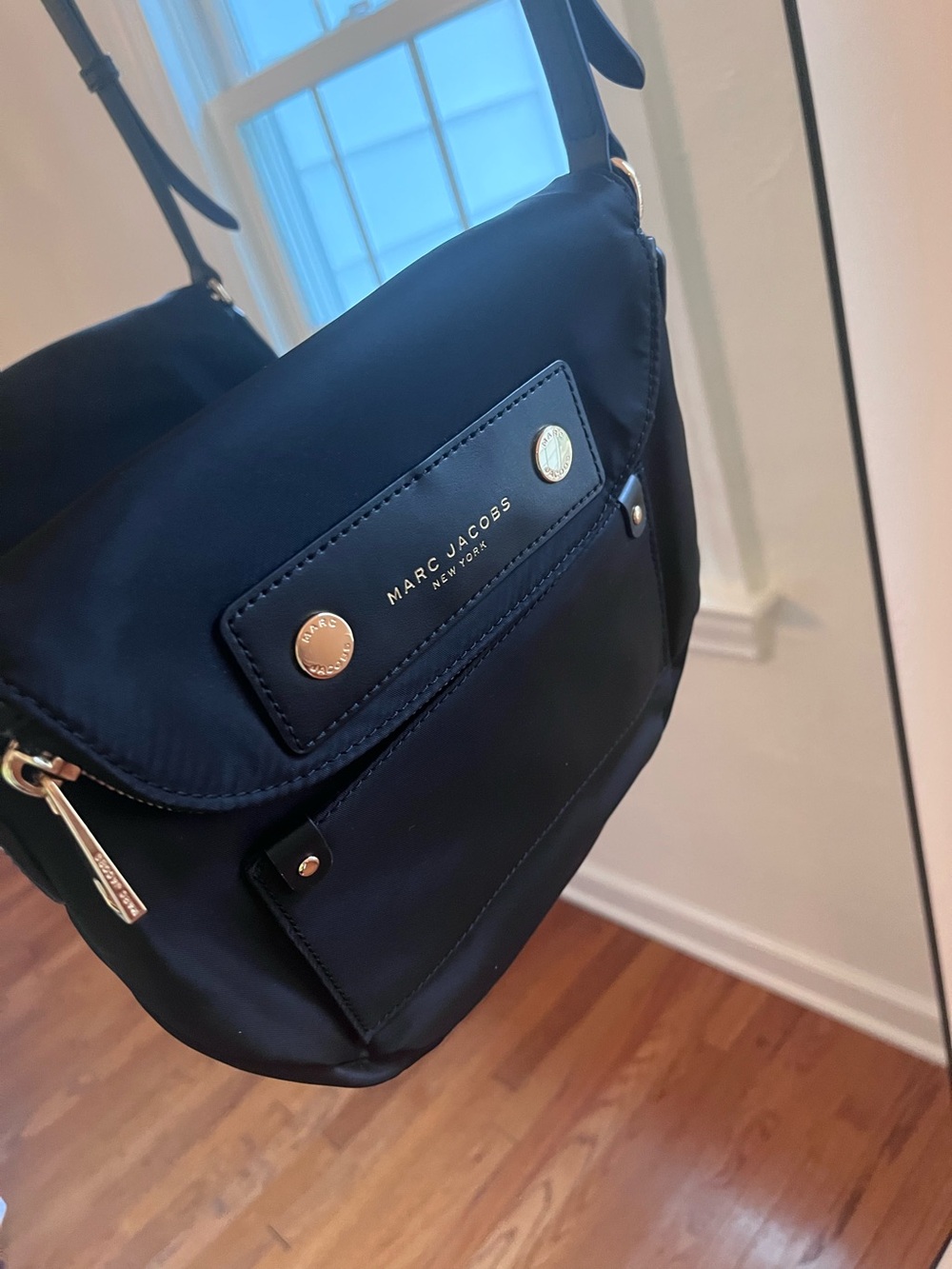 Marc Jacobs Preppy Black Nylon Crossbody - Excellent Used Condition. Travel bag